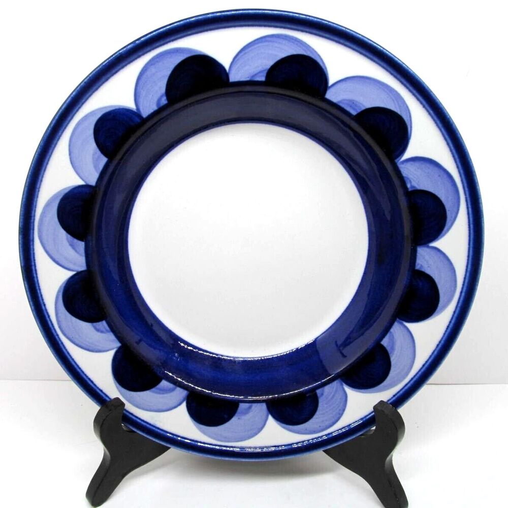 Vintage Arabia Finland Paju Blue & White Soup Cereal Bowl